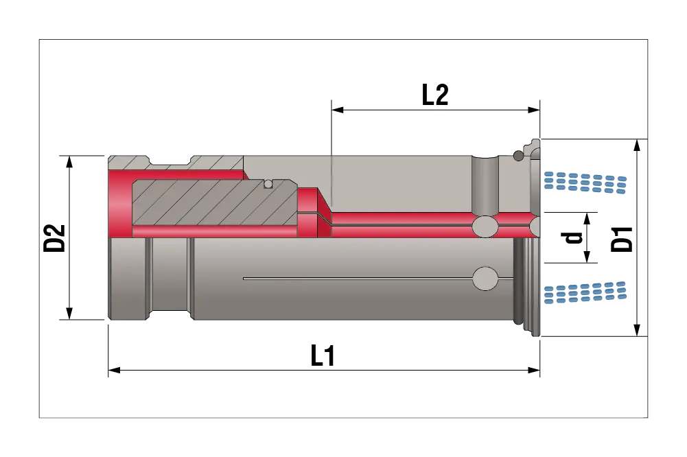 Переходная цанга RS-TC-32x12