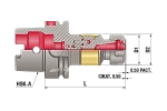 Патрон резьбонарезной с микрокомпенсацией HSK-A100-ER20-097 MLC, ER20, L=97