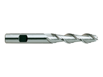 Концевые фрезы E2509 из быстрорежущей стали HSSCo8, с 2 зубьями, длинные, спираль 42°, для алюминия